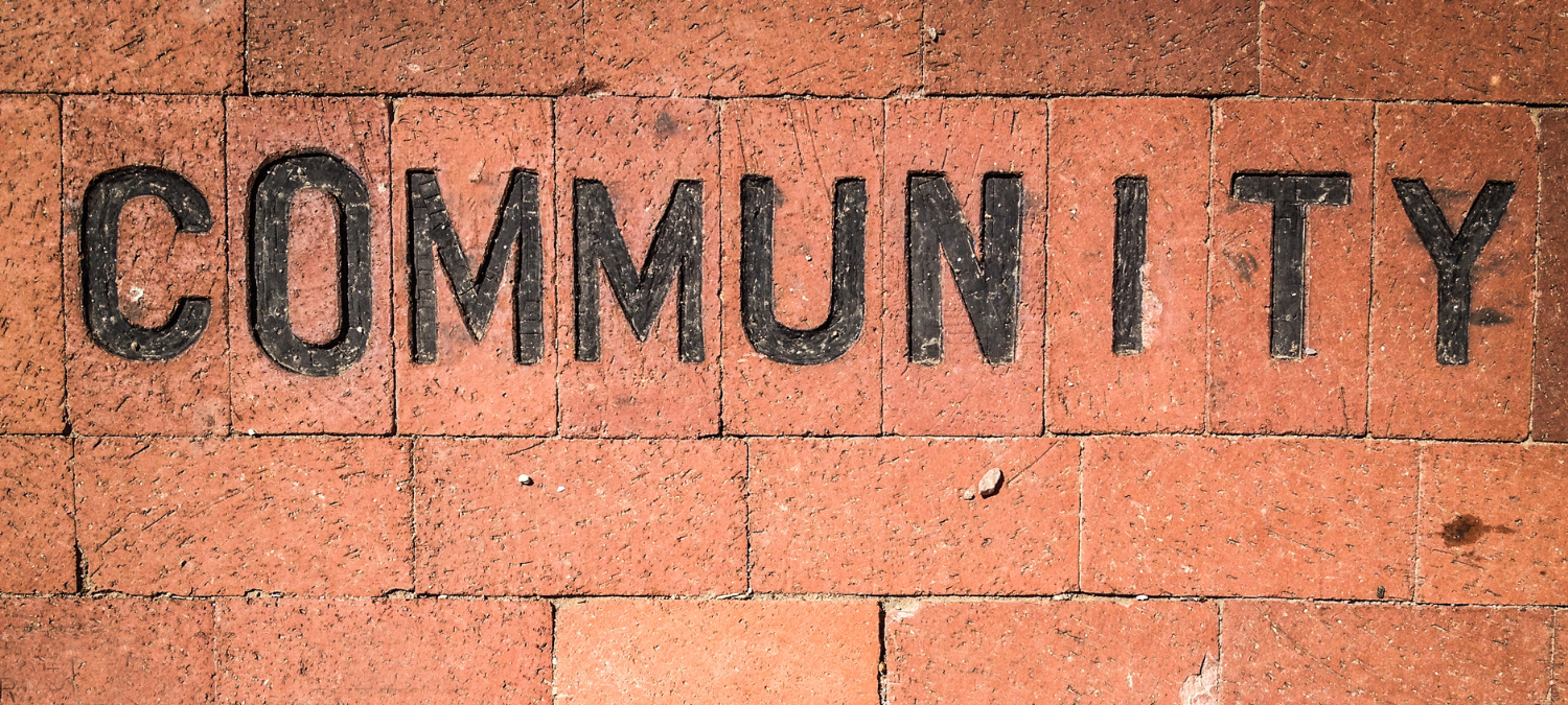community on brick