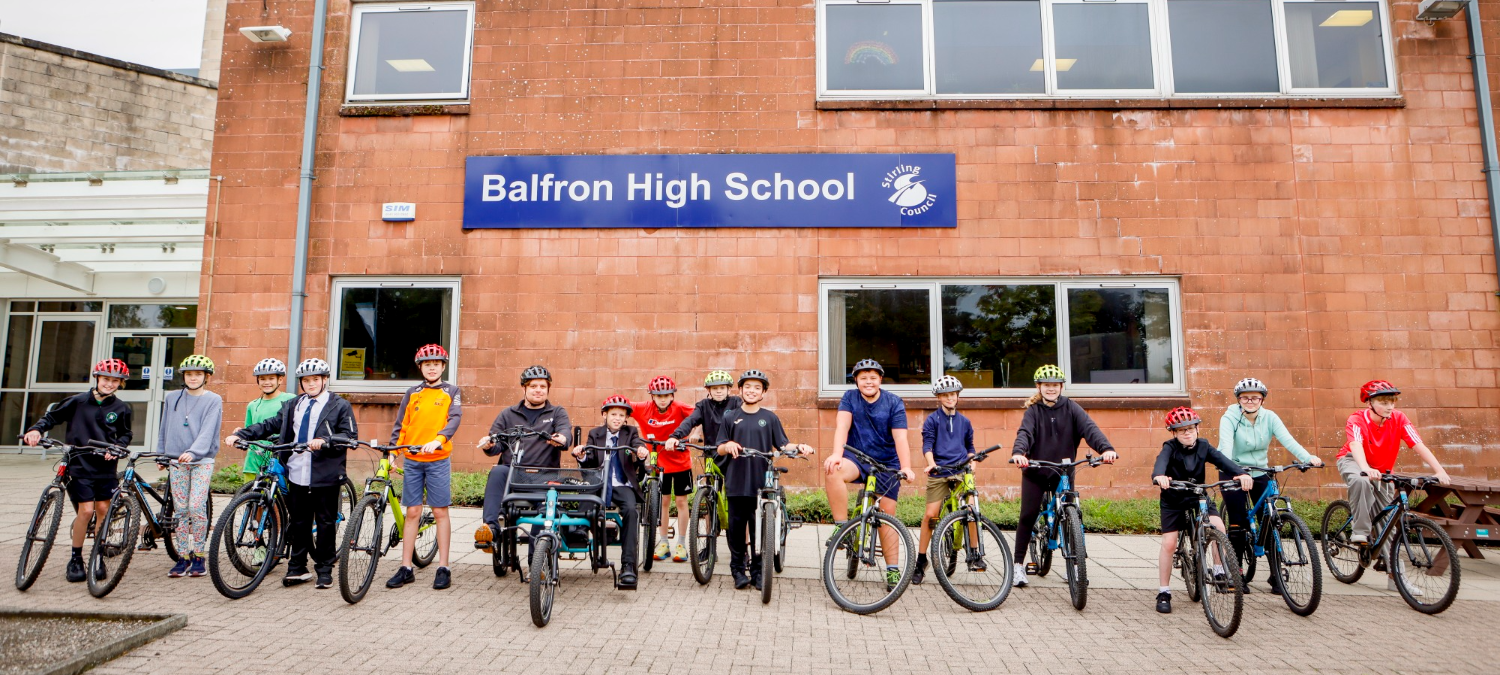 Fixing Bikes, Fuelling Change:  School Pupils in Forth Valley Get Climate Wheels Turning