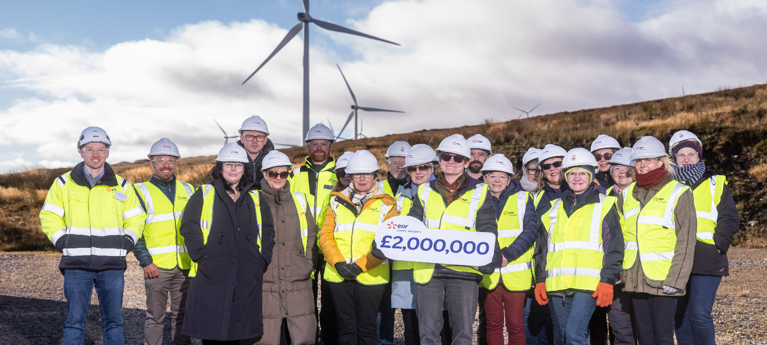Dorenell Wind Farm marks five years and £2 million