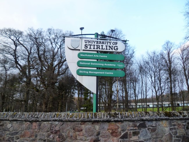 Photo of the Stirling University. 
